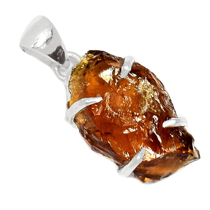 1.1" Claw - Cognac Quartz Rough Pendants - CQRP16