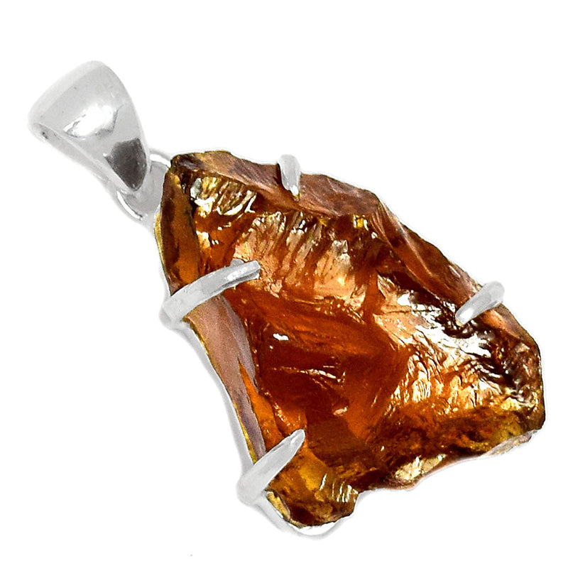 1.2" Claw - Cognac Quartz Rough Pendants - CQRP17