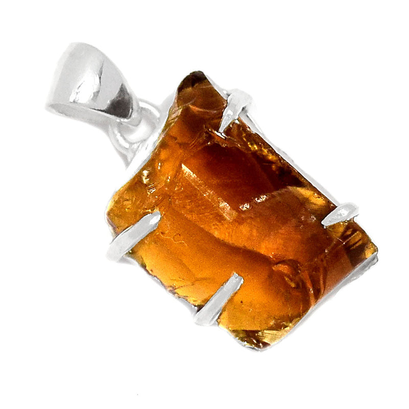 1" Claw - Cognac Quartz Rough Pendants - CQRP20