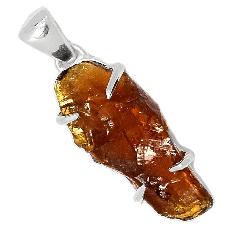 1.2" Claw - Cognac Quartz Rough Pendants - CQRP33