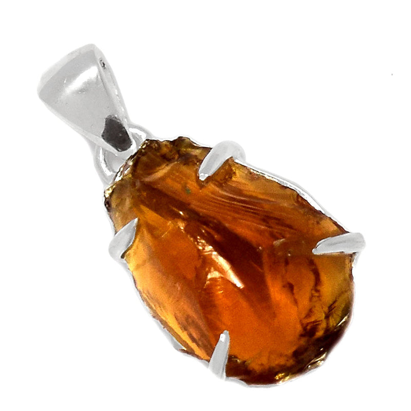 1.1" Claw - Cognac Quartz Rough Pendants - CQRP3