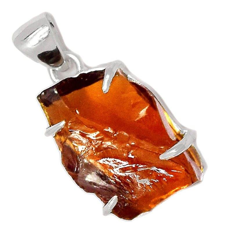 1.1" Claw - Cognac Quartz Rough Pendants - CQRP48