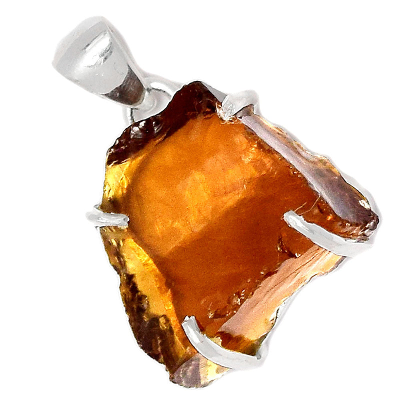 1" Claw - Cognac Quartz Rough Pendants - CQRP50