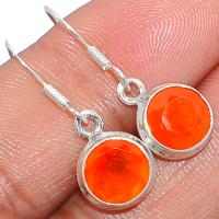 Faceted Carnelian Earring - CRFE266