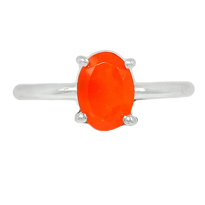 Claw - Carnelian Faceted Ring - CRFR208