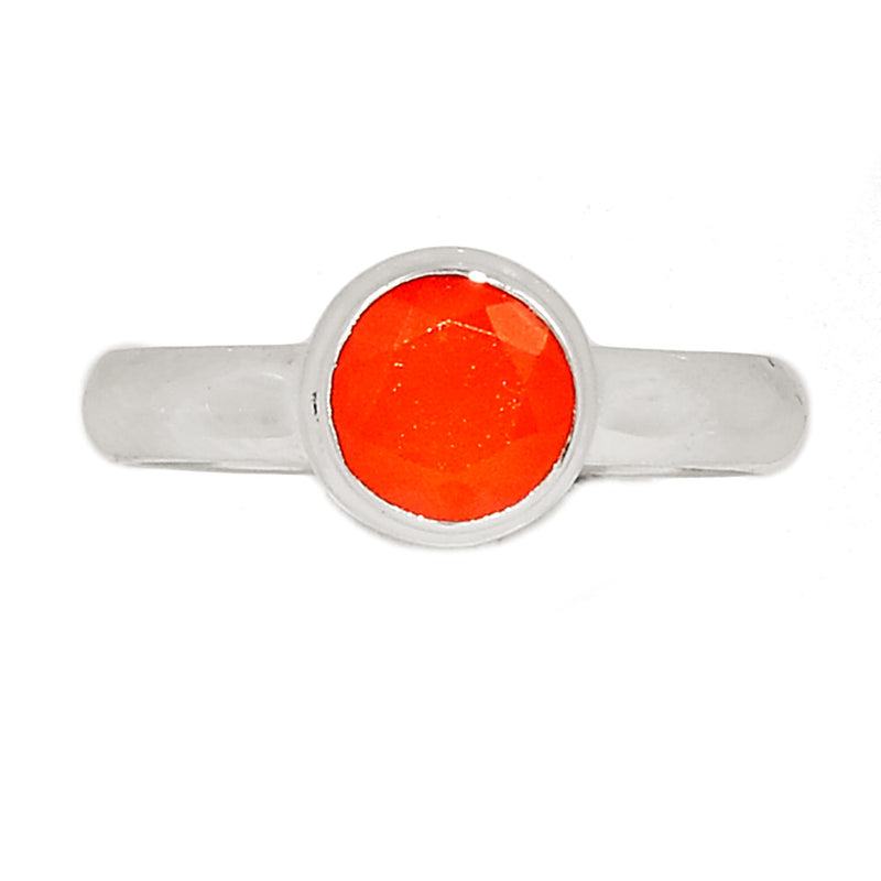 Carnelian Faceted Ring - CRFR215
