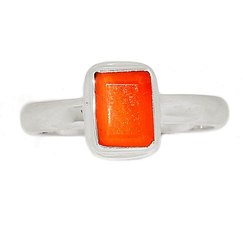 Carnelian Faceted Ring - CRFR220