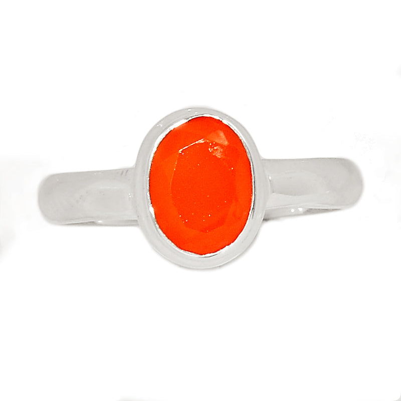 Carnelian Faceted Ring - CRFR228
