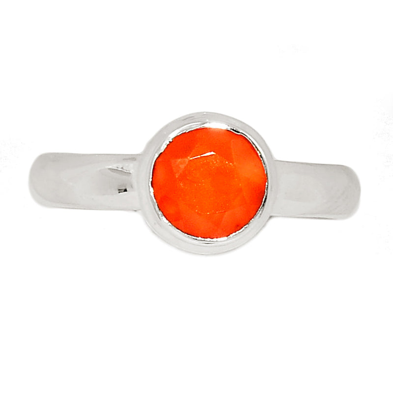 Carnelian Faceted Ring - CRFR230