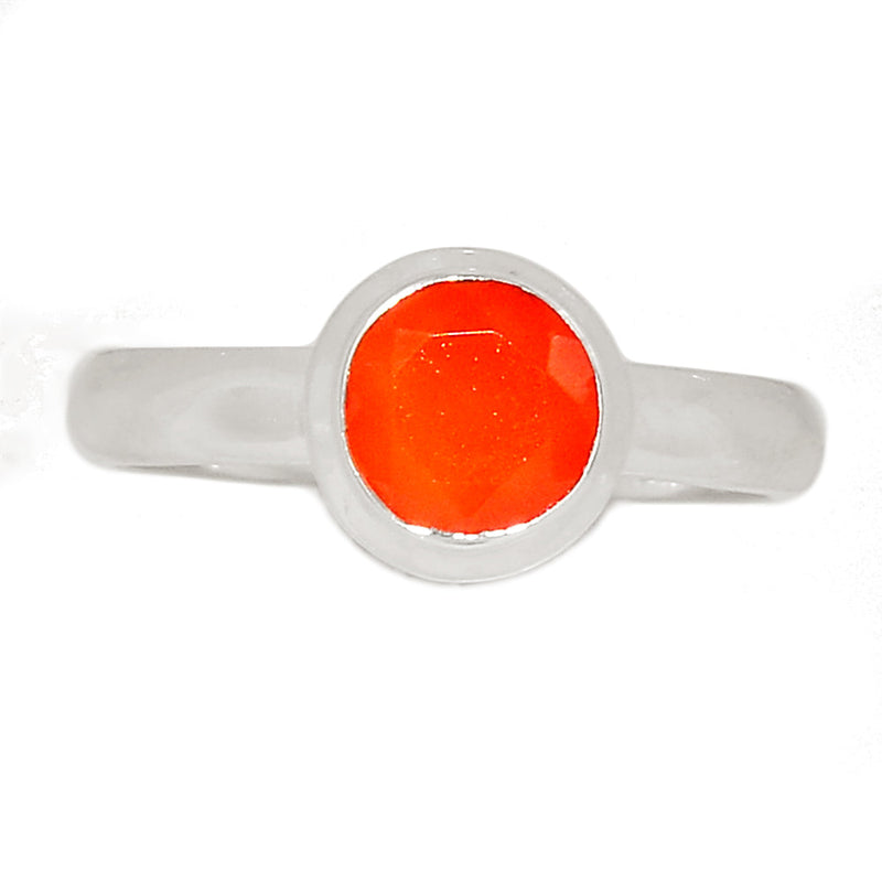 Carnelian Faceted Ring - CRFR234