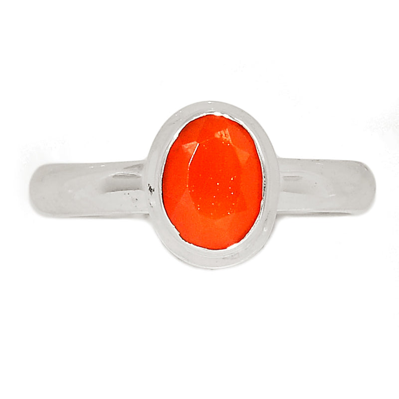 Carnelian Faceted Ring - CRFR235