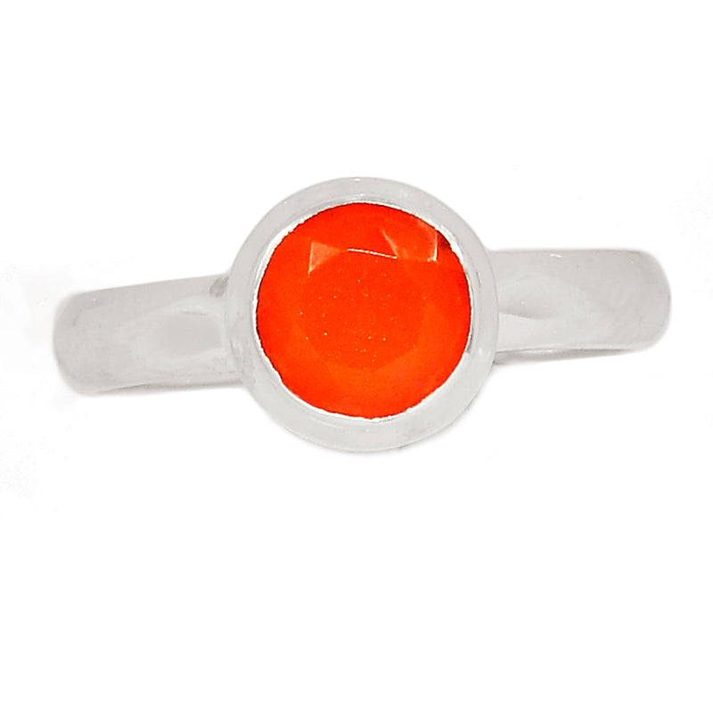 Carnelian Faceted Ring - CRFR243