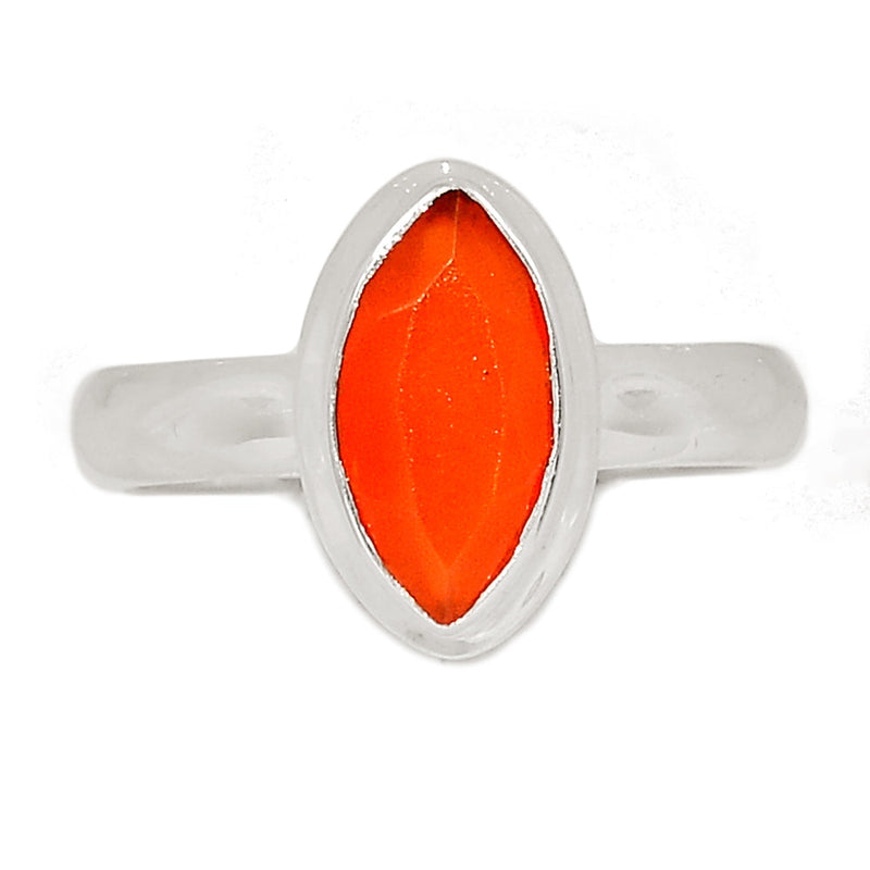 Carnelian Faceted Ring - CRFR244