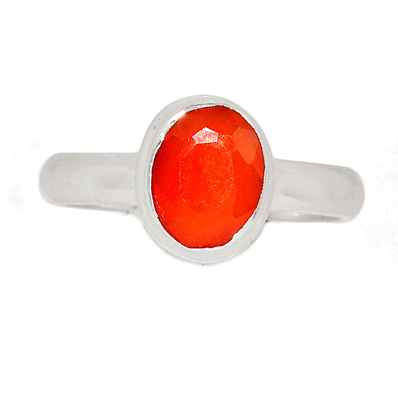 Carnelian Faceted Ring - CRFR252