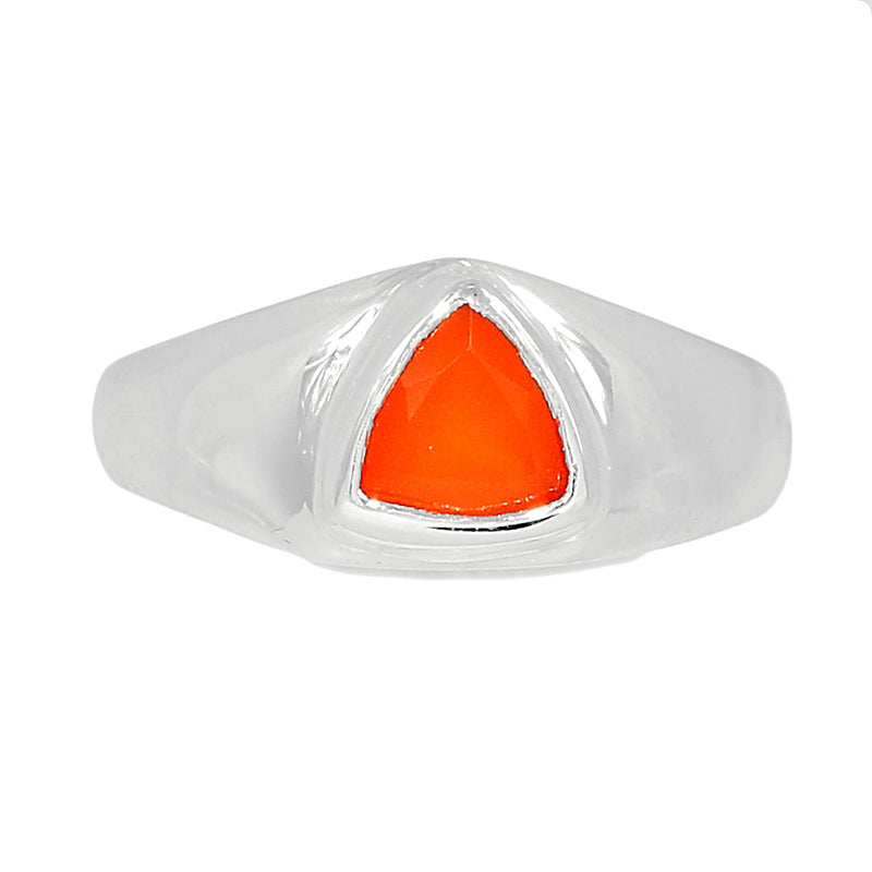 Solid - Carnelian Faceted Ring - CRFR263