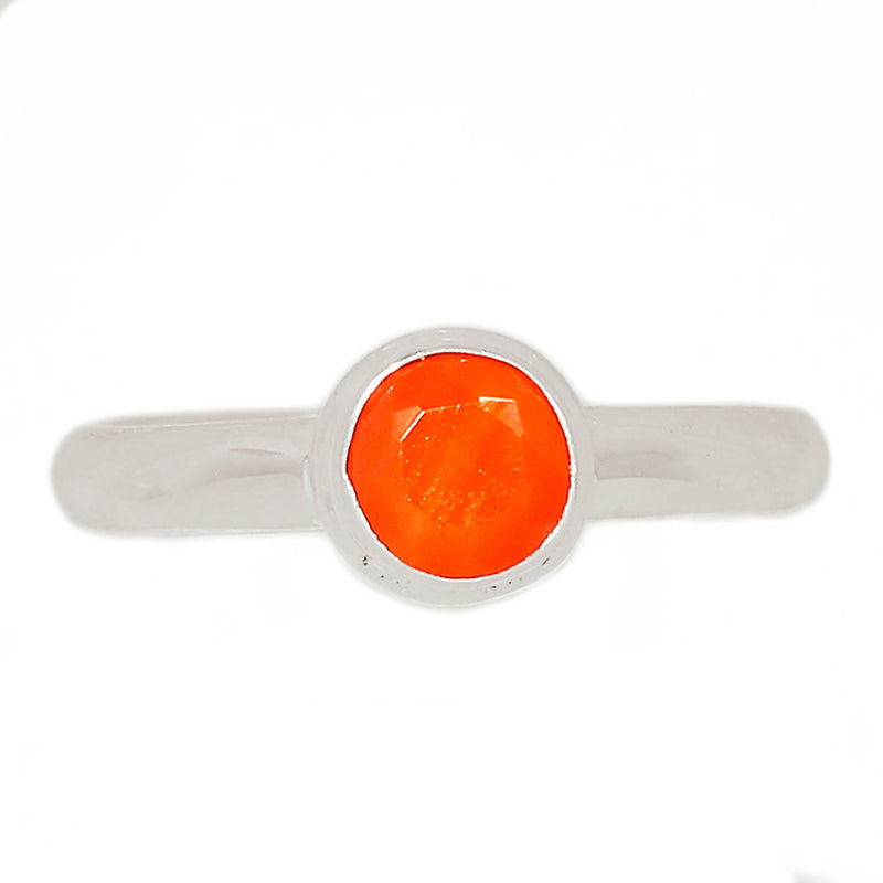Carnelian Faceted Ring - CRFR286