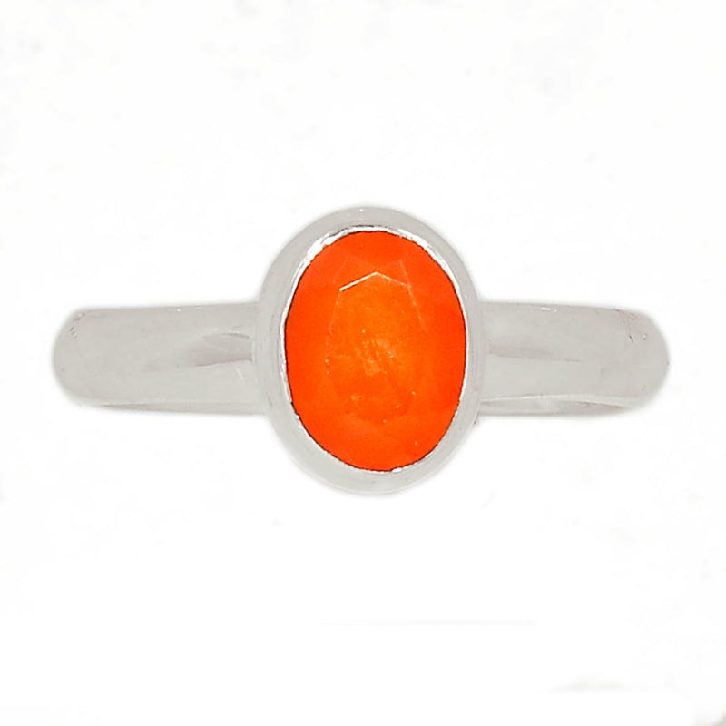 Carnelian Faceted Ring - CRFR289