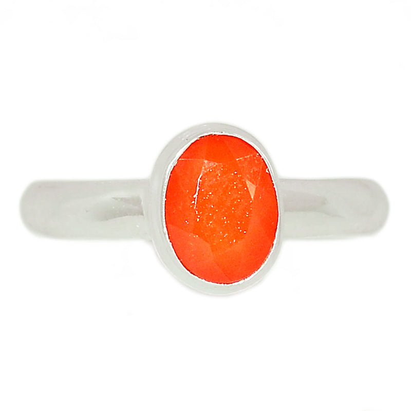 Carnelian Faceted Ring - CRFR303