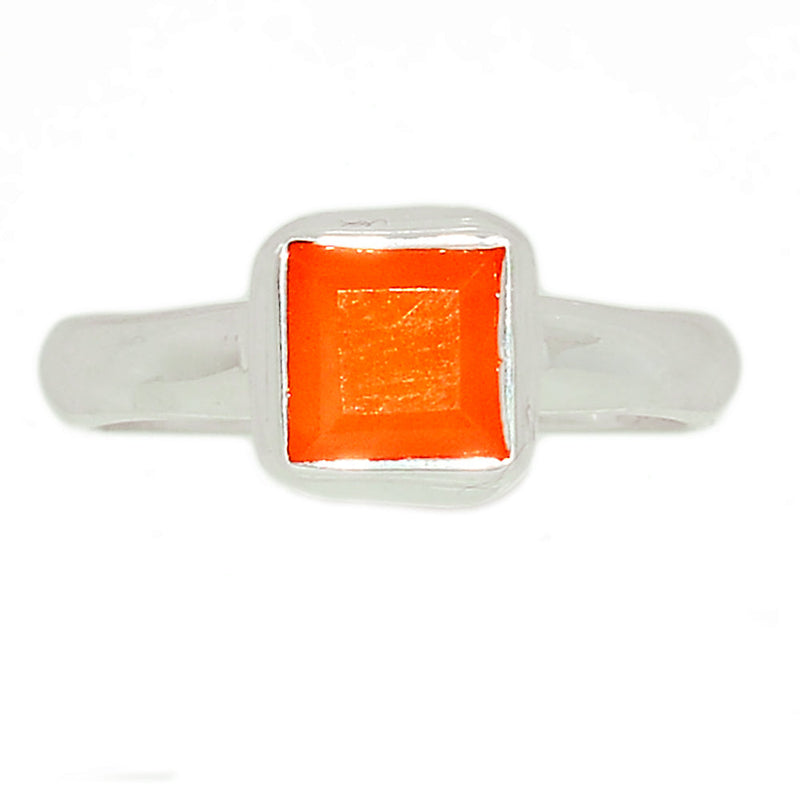 Carnelian Faceted Ring - CRFR308