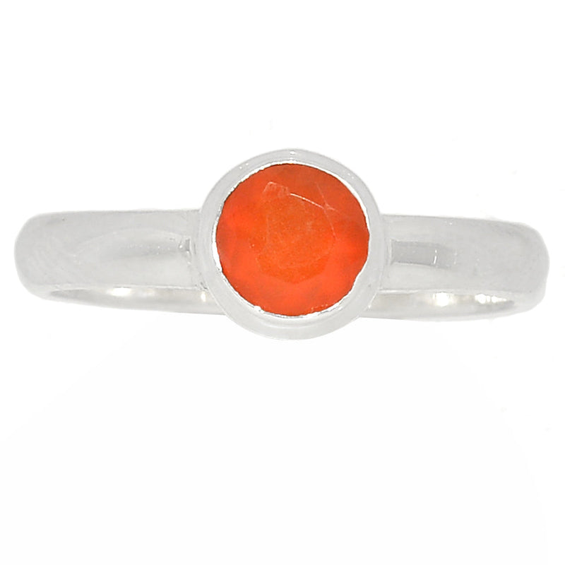 Carnelian Faceted Ring - CRFR312