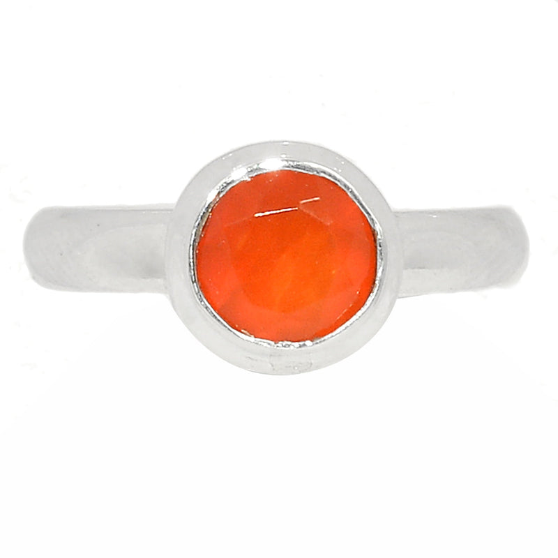 Carnelian Faceted Ring - CRFR313