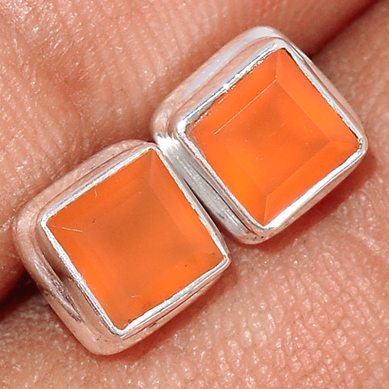 Carnelian Studs - CRFS315