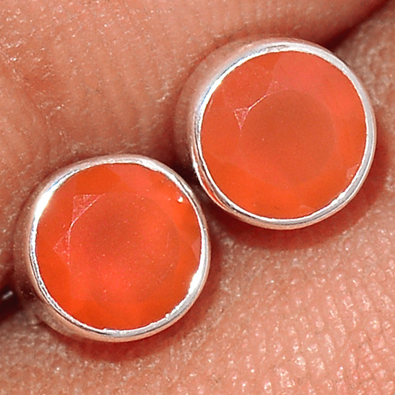 Carnelian Studs - CRFS319
