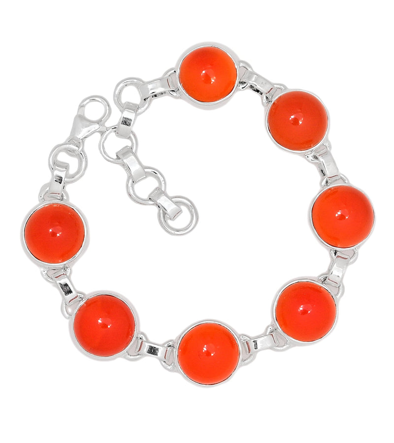 8" Carnelian Bracelets - CRNB121