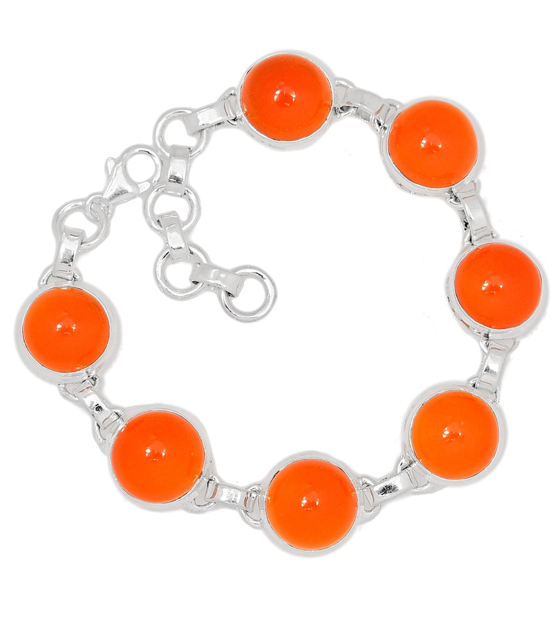 8.2" Carnelian Bracelets - CRNB132