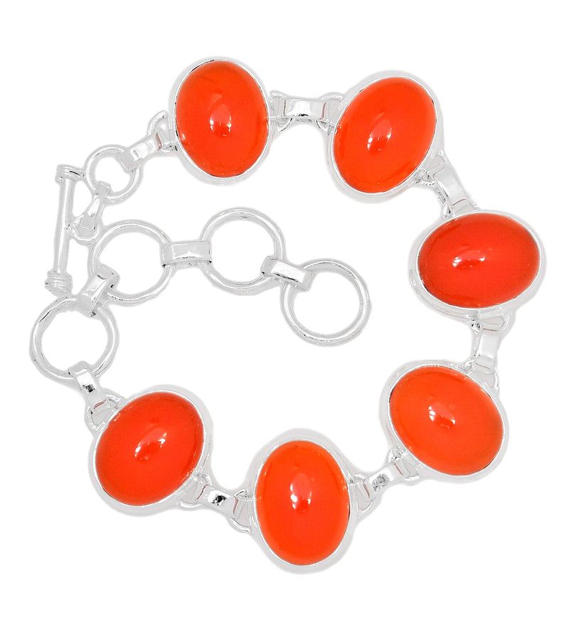8.1" Carnelian Bracelets - CRNB133
