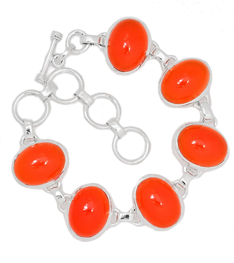8.1" Carnelian Bracelets - CRNB135