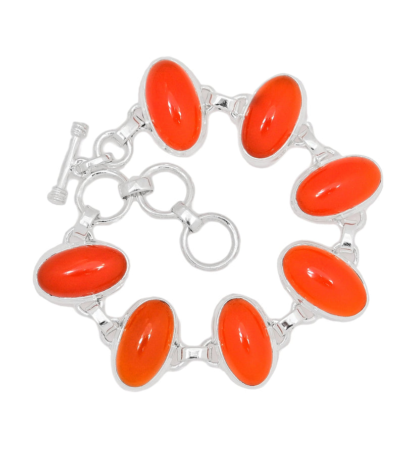 7.8" Carnelian Bracelets - CRNB137