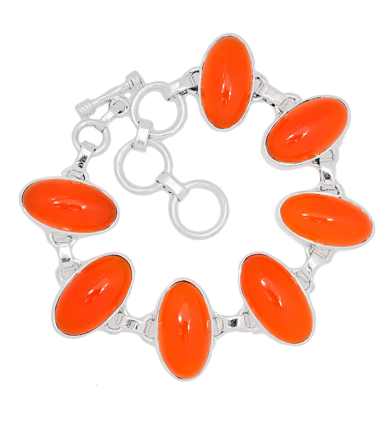 7.7" Carnelian Bracelets - CRNB139