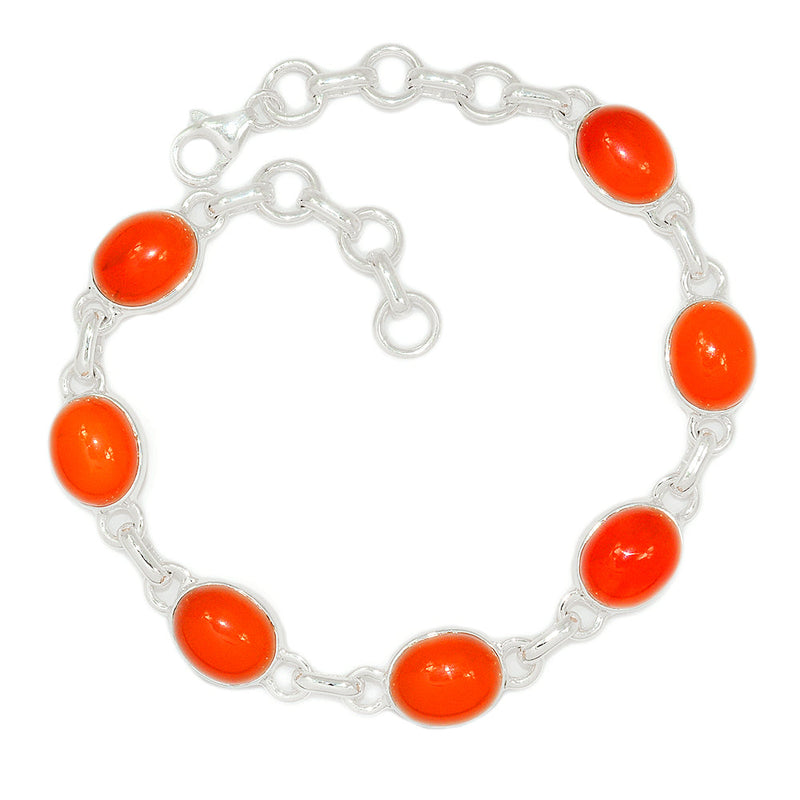 8.8" Carnelian Bracelets - CRNB159