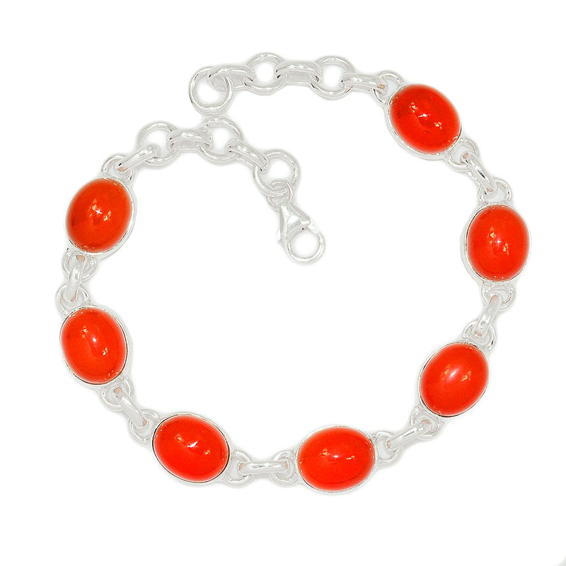 8.7" Carnelian Bracelets - CRNB164