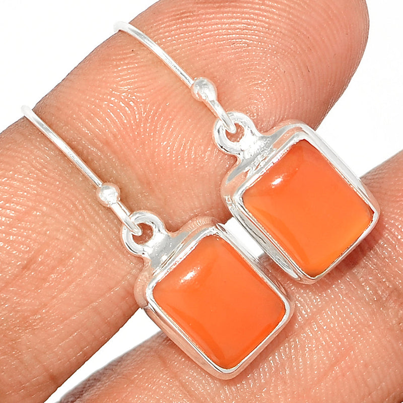 1.1" Carnelian Earrings - CRNE700