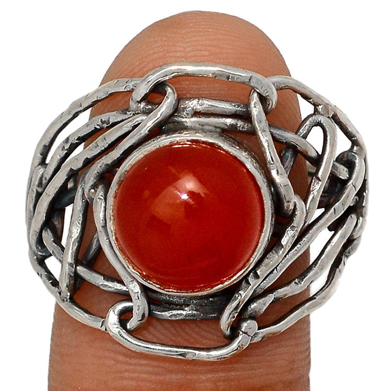 Fine Filigree - Carnelian Ring - CRNR1289