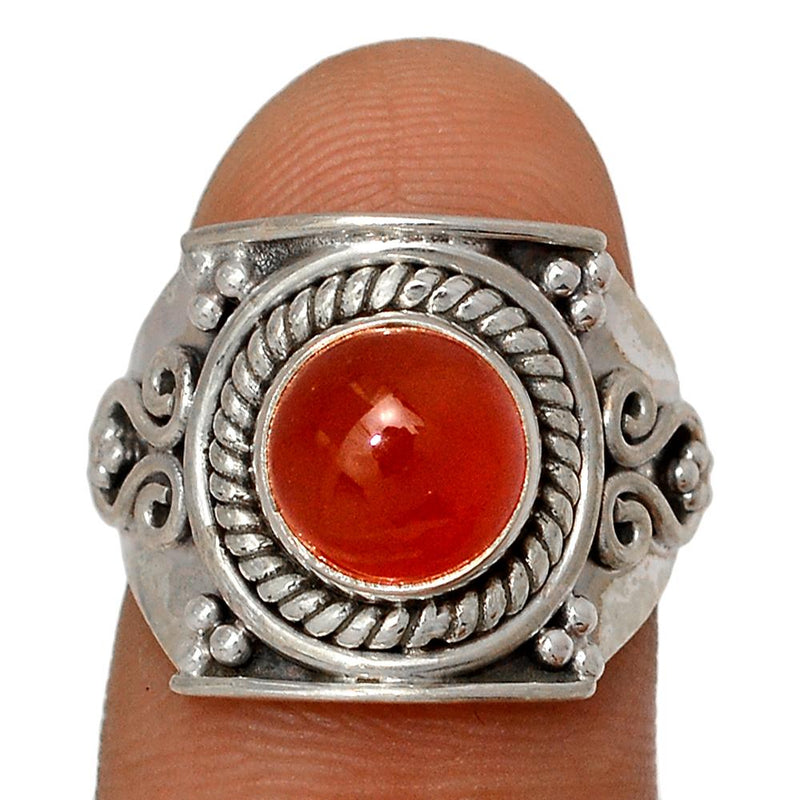 Fine Filigree - Carnelian Ring - CRNR1300