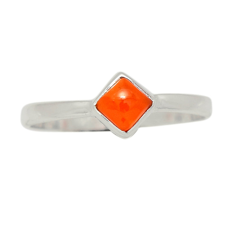 Small Plain - Carnelian Ring - CRNR1774