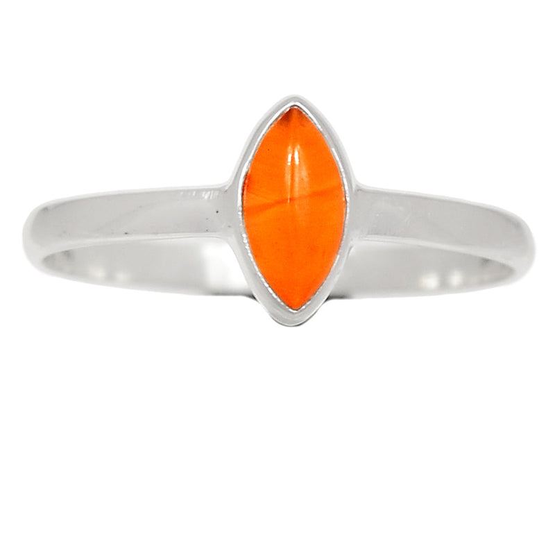 Small Plain - Carnelian Ring - CRNR1852