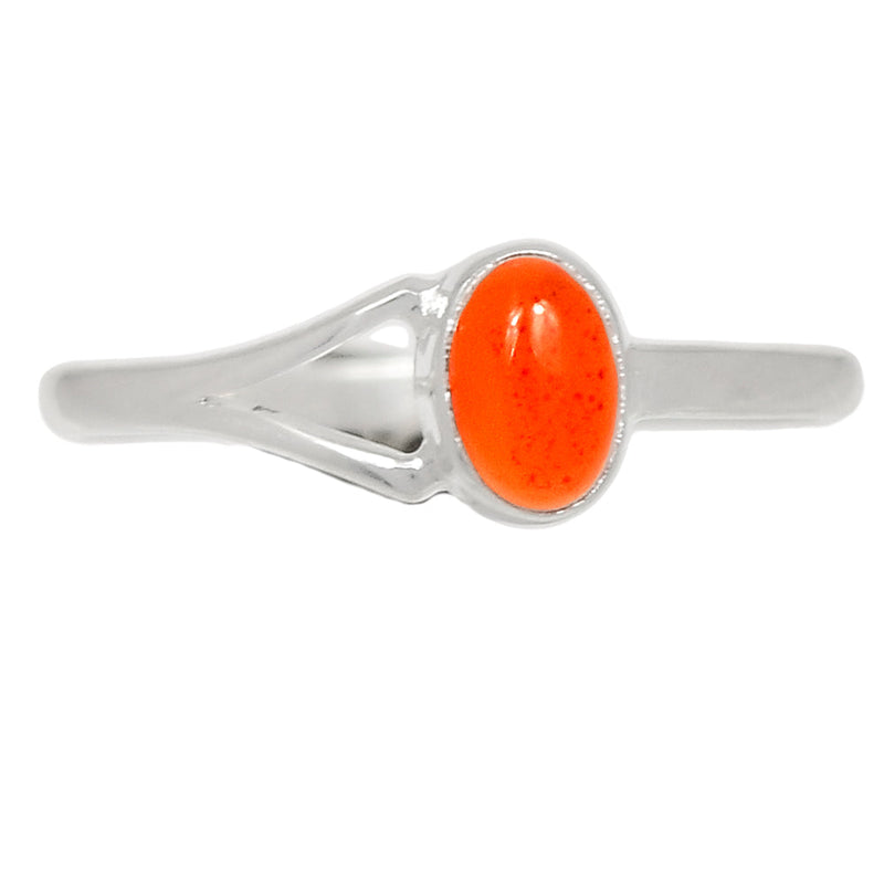 Small Plain - Carnelian Ring - CRNR1854