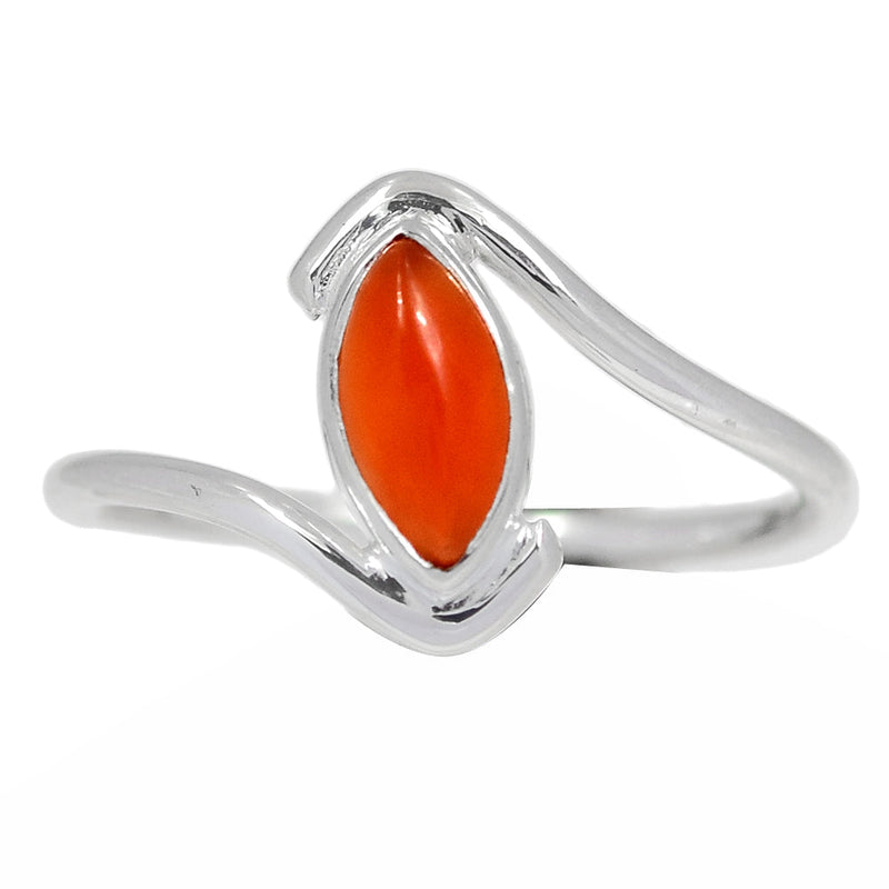 Small Plain - Carnelian Ring - CRNR1885