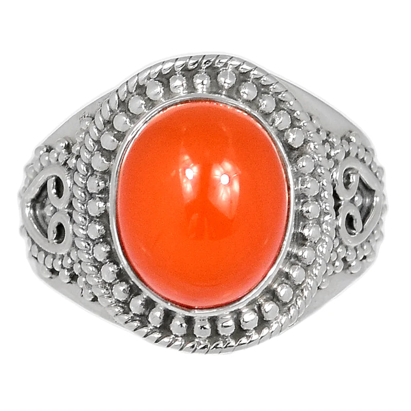 Fine Filigree - Carnelian Ring - CRNR1940