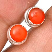 Carnelian Studs - CRNS202