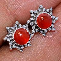 Carnelian Studs - CRNS262