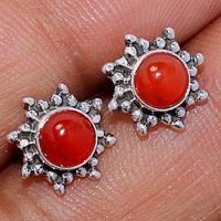 Carnelian Studs - CRNS268