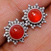Carnelian Studs - CRNS273