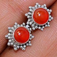Carnelian Studs - CRNS275