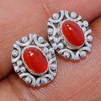 Carnelian Studs - CRNS289