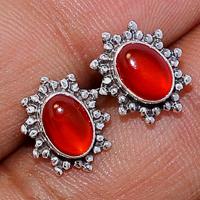 Carnelian Studs - CRNS306